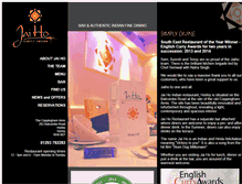 Tablet Screenshot of jaihorestaurants.com